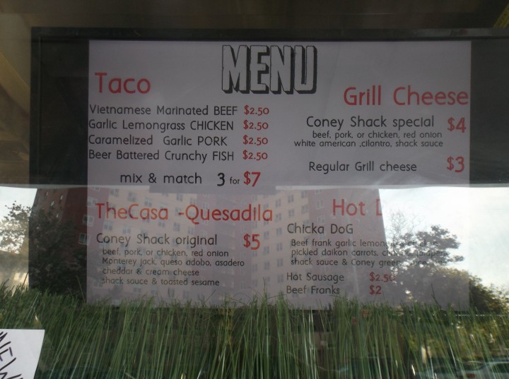 Coney Shack Brooklyn Menu