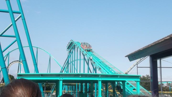 Canada's Wonderland Leviathan Brake Run