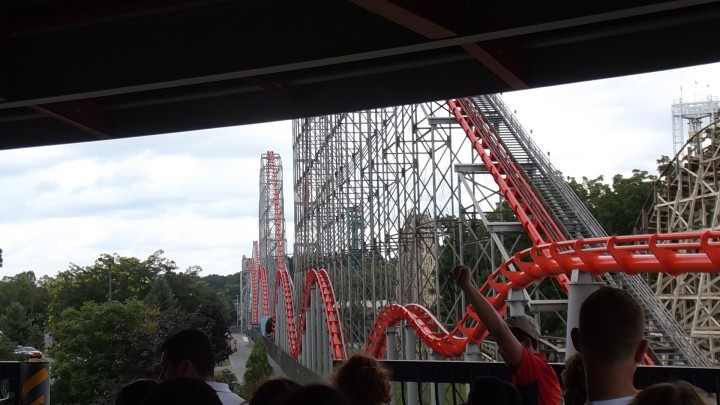 Dorney Park Allentown Steel Force bunny hills