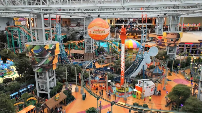 Nickelodeon Universe overview